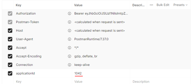 Variables in Postman