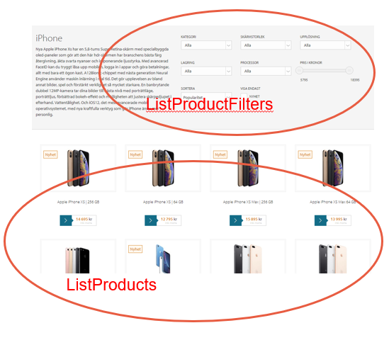 Product filtering