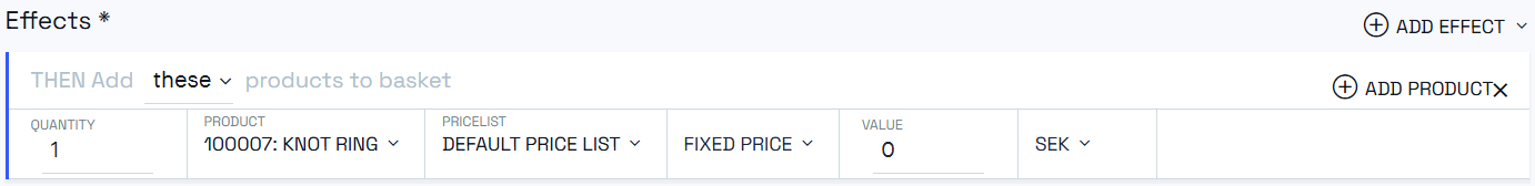 Promotions add product