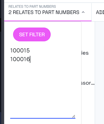 Input form