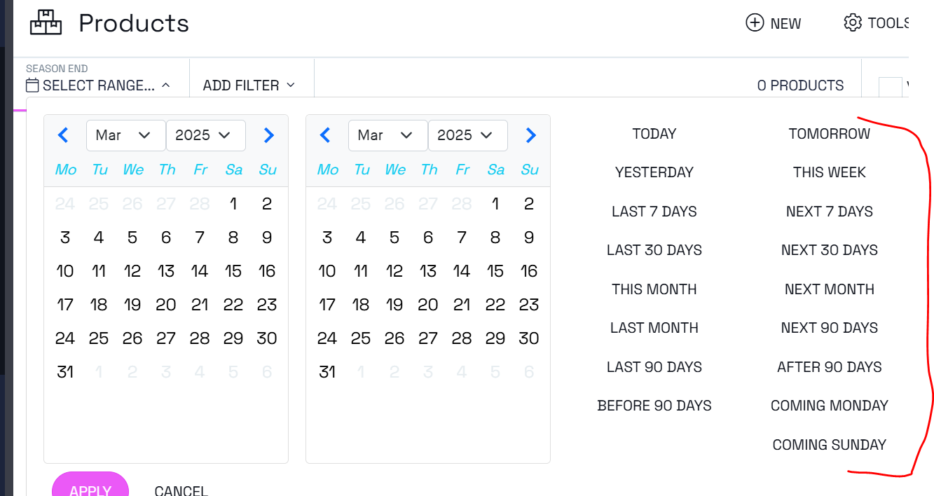 Input form included in