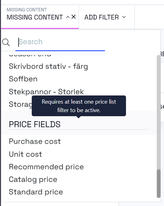 Input form included in