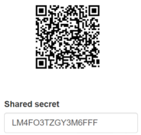 Authenticator QR